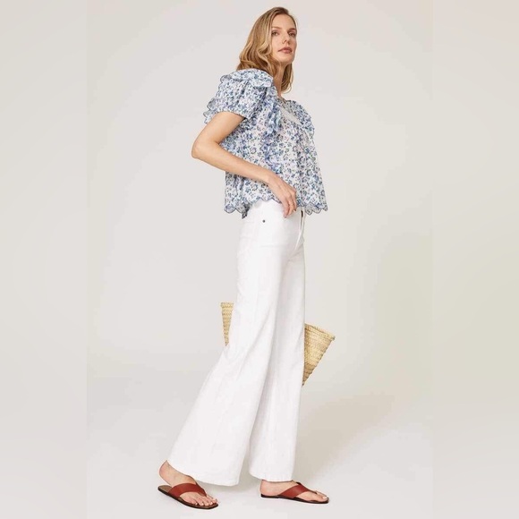 Love Shack Fancy Nelson floral lace top - Picture 7 of 16